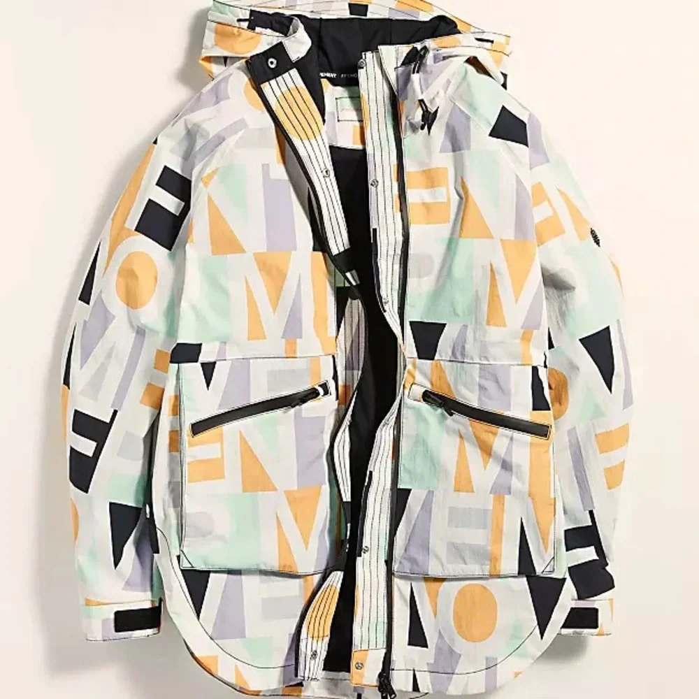 NWT Free People Movement Singin’ In The Rain Printed Packable Jacket
